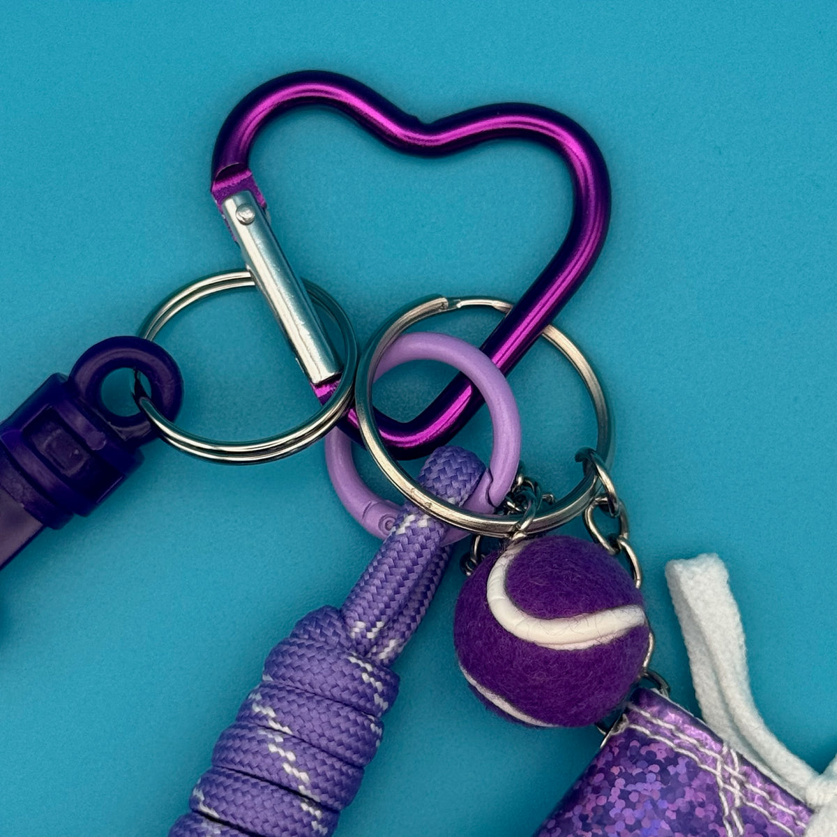 Retro Monochromatic Purple   Pack - vintage bag charm packs nostalgia vintage y2k vintage keychain vintage charms for bag nostalgia vintage keychains y2k collectible - Bag Crap