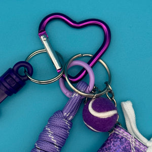 Monochromatic Purple   Pack - vintage bag charm packs nostalgia vintage y2k vintage keychain vintage charms for bag nostalgia vintage keychains y2k collectible - Bag Crap