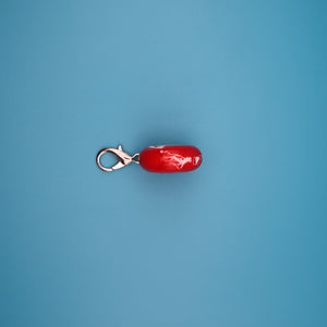 Mini Red Babybel Cheese -  vintage keychain vintage charms for bag nostalgia vintage keychains y2k collectible - Bag Crap