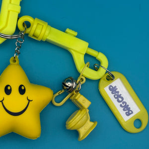 Monochromatic Yellow   Pack - vintage bag charm packs nostalgia vintage y2k vintage keychain vintage charms for bag nostalgia vintage keychains y2k collectible - Bag Crap