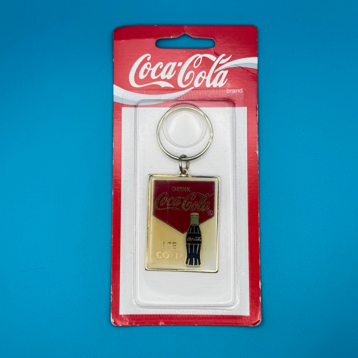 NIB 1995  : 'Ice Cold' Coca-Cola -  vintage keychain vintage charms for bag nostalgia vintage keychains y2k collectible - Bag Crap