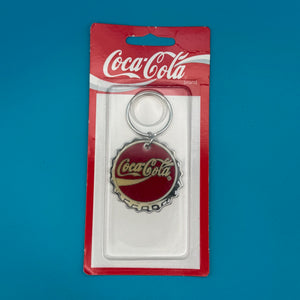 NIB 1995  : Coca-Cola Bottle Cap -  vintage keychain vintage charms for bag nostalgia vintage keychains y2k collectible - Bag Crap