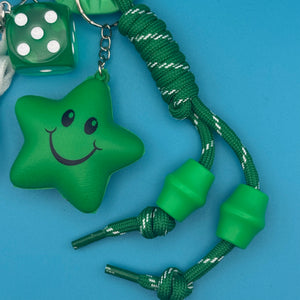 Retro Monochromatic Green   Pack - vintage bag charm packs nostalgia vintage y2k vintage keychain vintage charms for bag nostalgia vintage keychains y2k collectible - Bag Crap