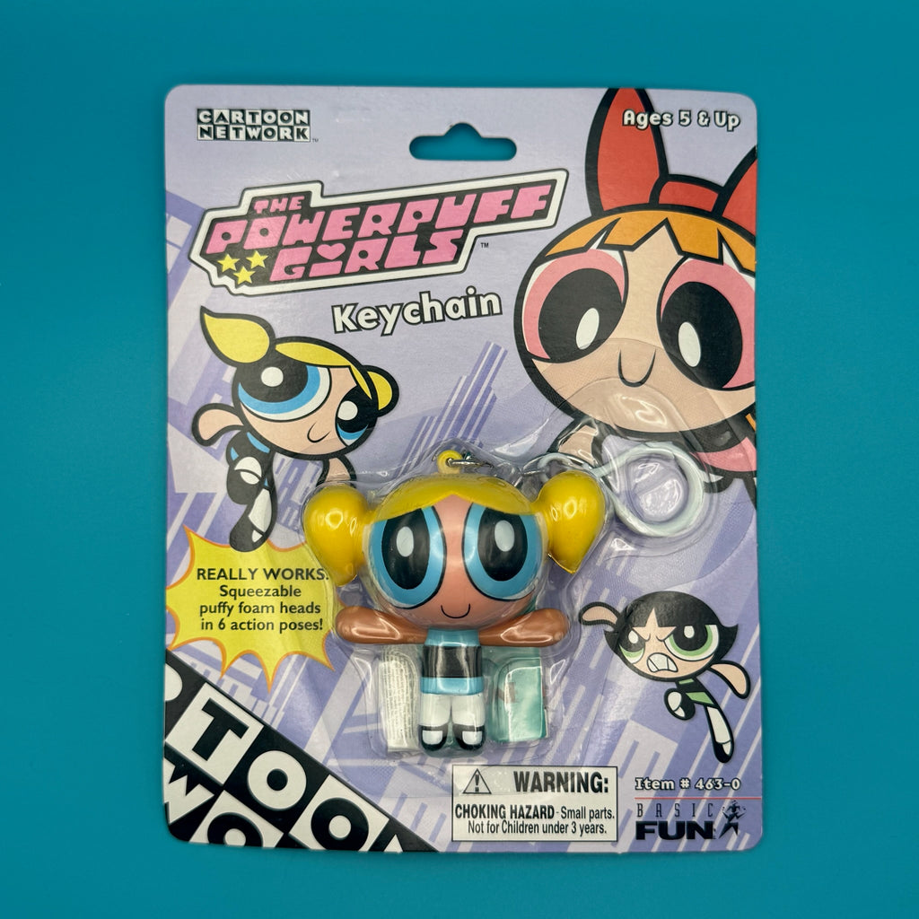 NIB 2000 Vintage Keychain: The Powerpuff Girls - Bubbles Keychain
