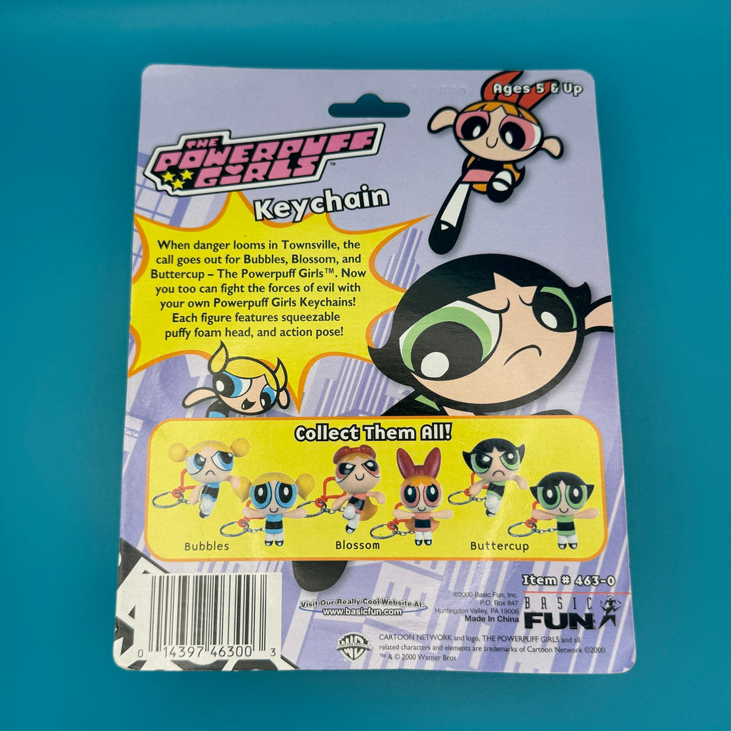 NIB 2000 Vintage Keychain: The Powerpuff Girls - Bubbles Keychain