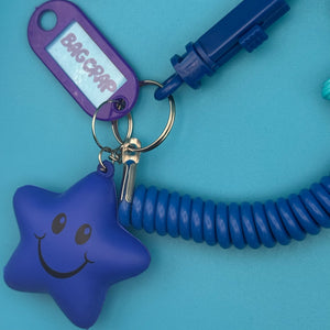 Retro Monochromatic Blue   Pack - vintage bag charm packs nostalgia vintage y2k vintage keychain vintage charms for bag nostalgia vintage keychains y2k collectible - Bag Crap