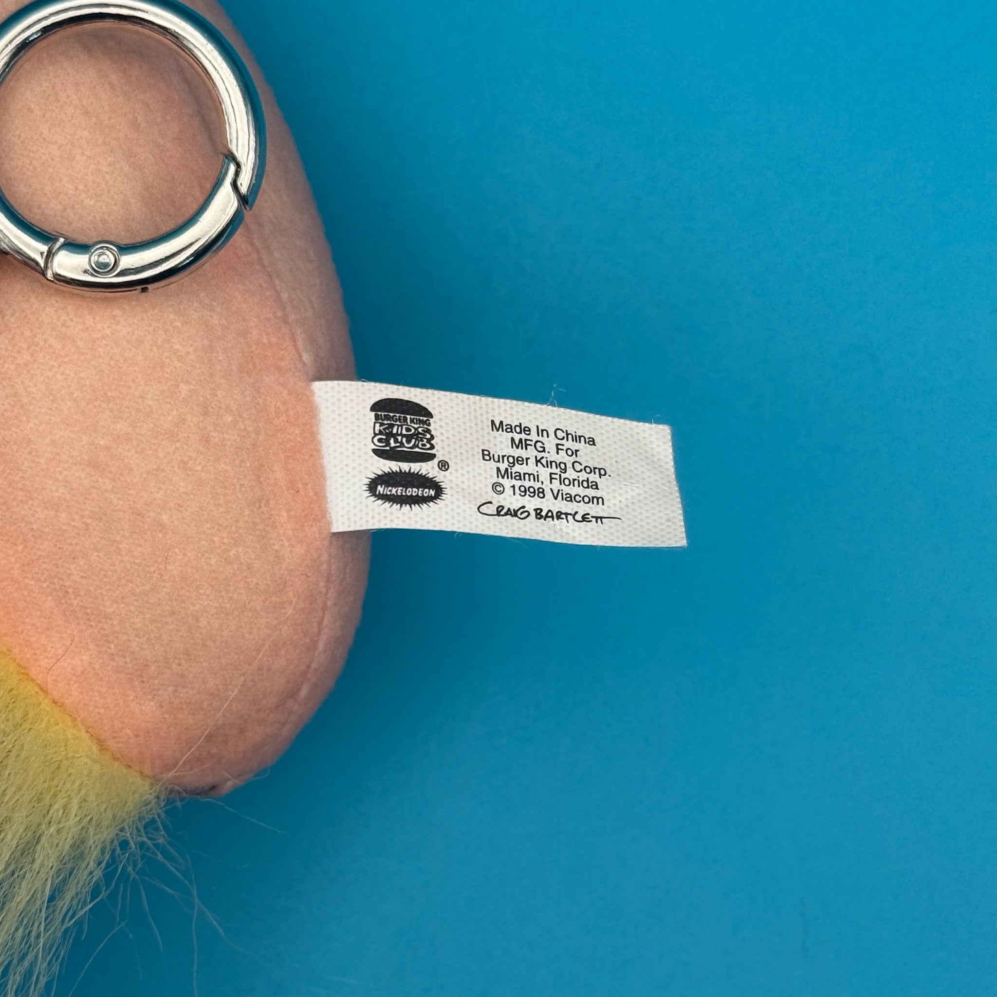 RARE 3'  Hey Arnold! Plush -  vintage keychain vintage charms for bag nostalgia vintage keychains y2k collectible - Bag Crap