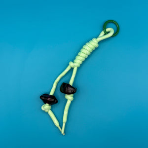 Pastel Chunky Beaded Paracord  s -  vintage keychain vintage charms for bag nostalgia vintage keychains y2k collectible - Bag Crap