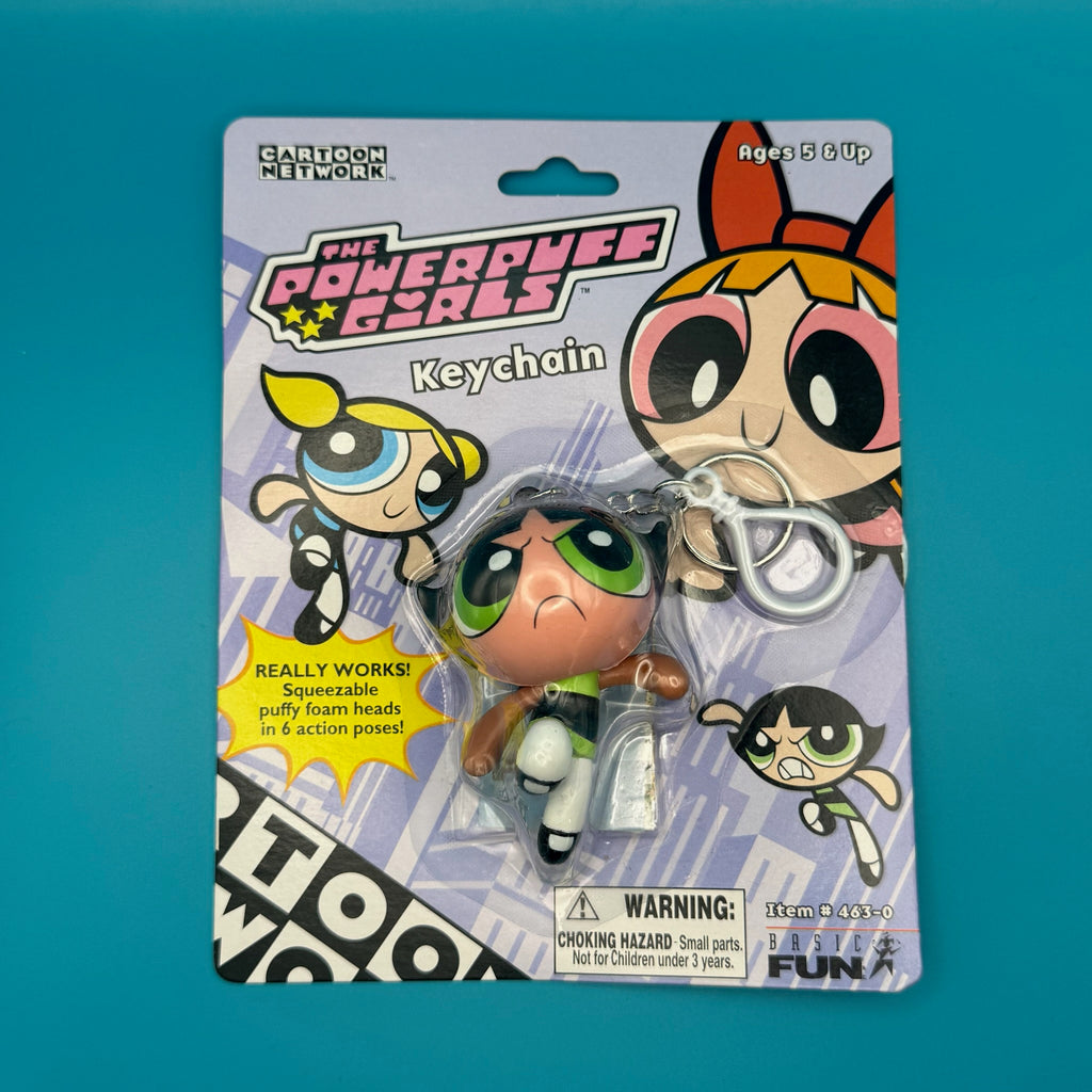 NIB 2000 Vintage Keychain: The Powerpuff Girls - Buttercup Keychain