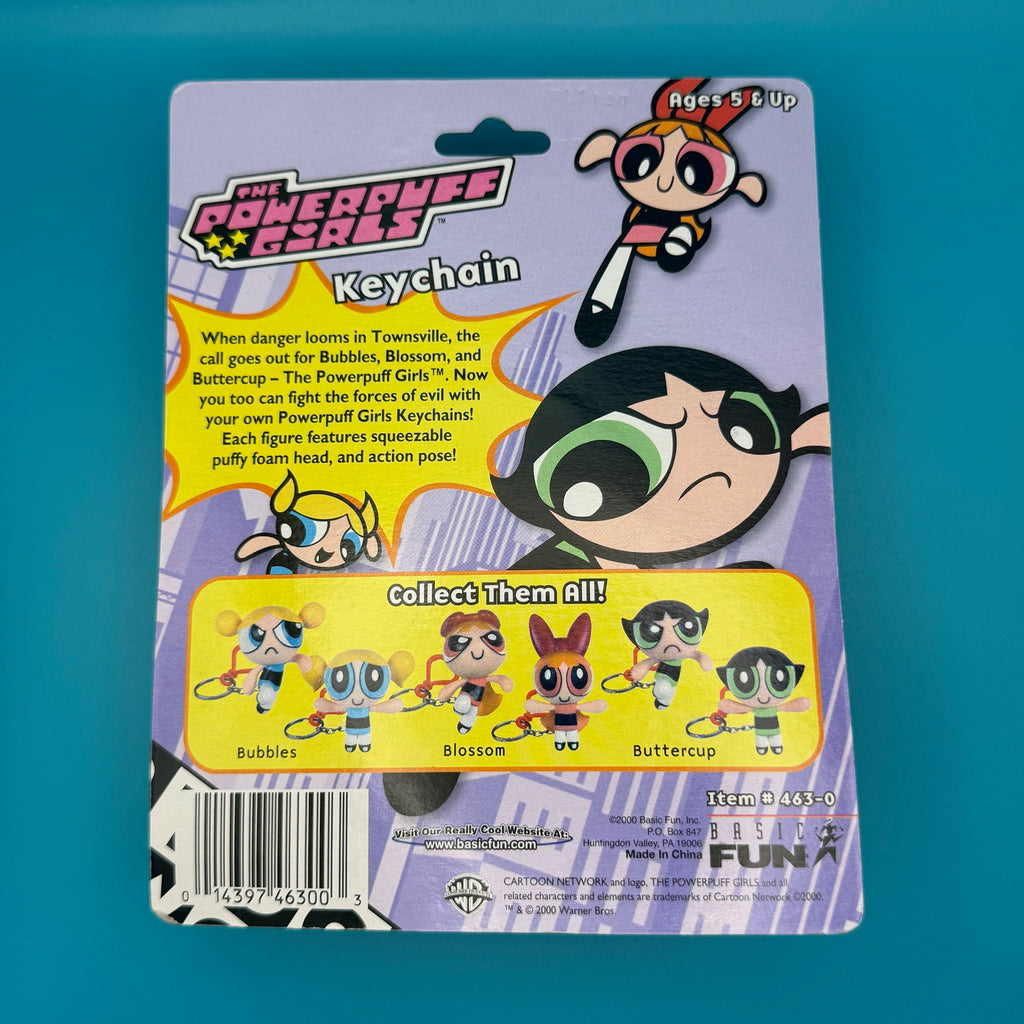 NIB 2000 Vintage Keychain: The Powerpuff Girls - Buttercup Keychain