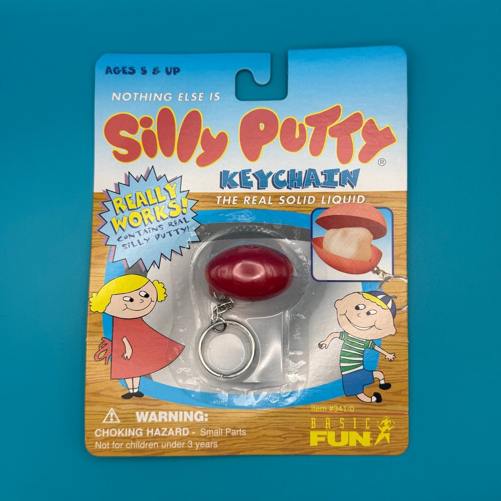 NIB 1996 Vintage Keychain: Silly Putty Keychain