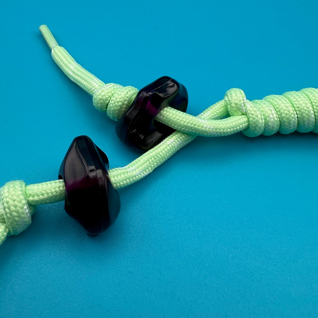 Pastel Chunky Beaded Paracord Bag Charms