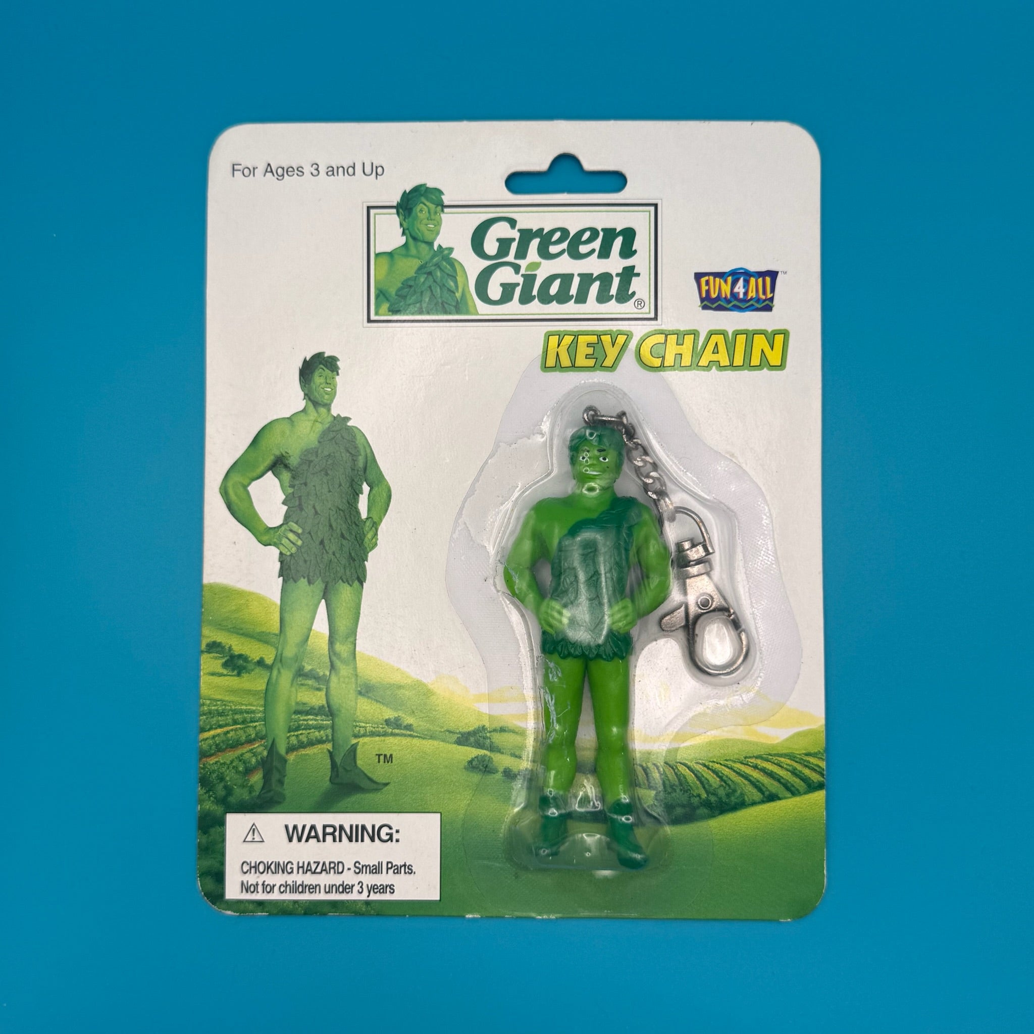 NIB 1999  : The Green Giant -  vintage keychain vintage charms for bag nostalgia vintage keychains y2k collectible - Bag Crap