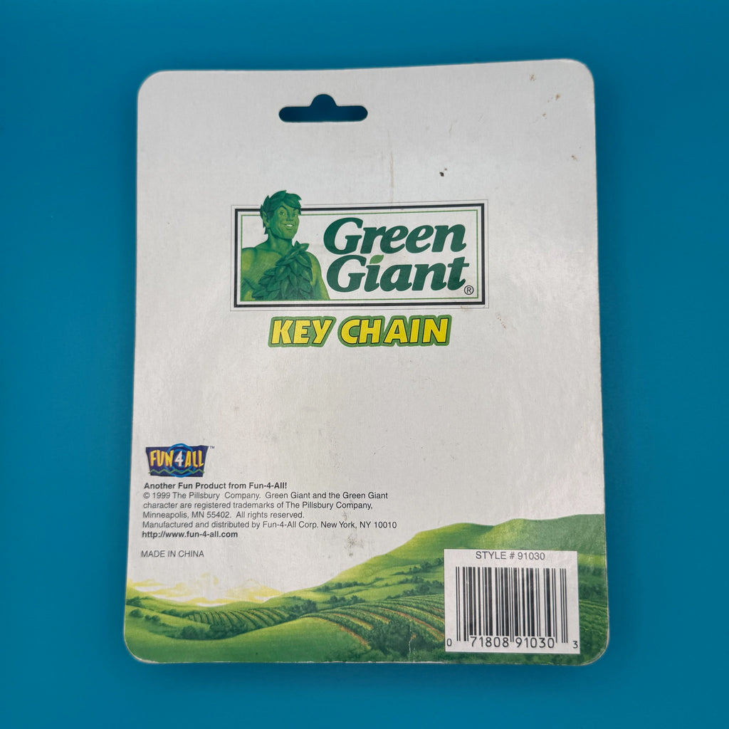 NIB 1999 Vintage Keychain: The Green Giant Keychain