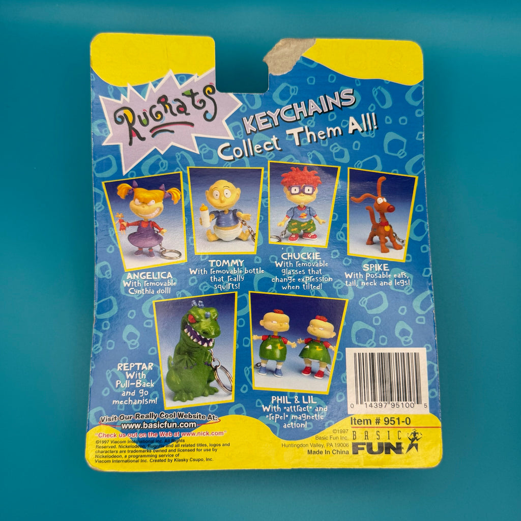 NIB 1997 Vintage Keychain: Rugrats - Chuckie Keychain