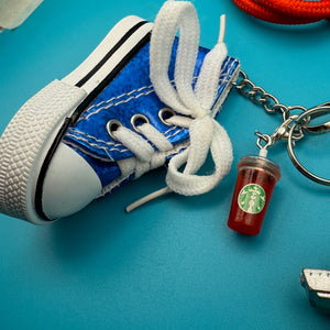 Retro Blue Sneaker   Pack - vintage bag charm packs nostalgia vintage y2k vintage keychain vintage charms for bag nostalgia vintage keychains y2k collectible - Bag Crap