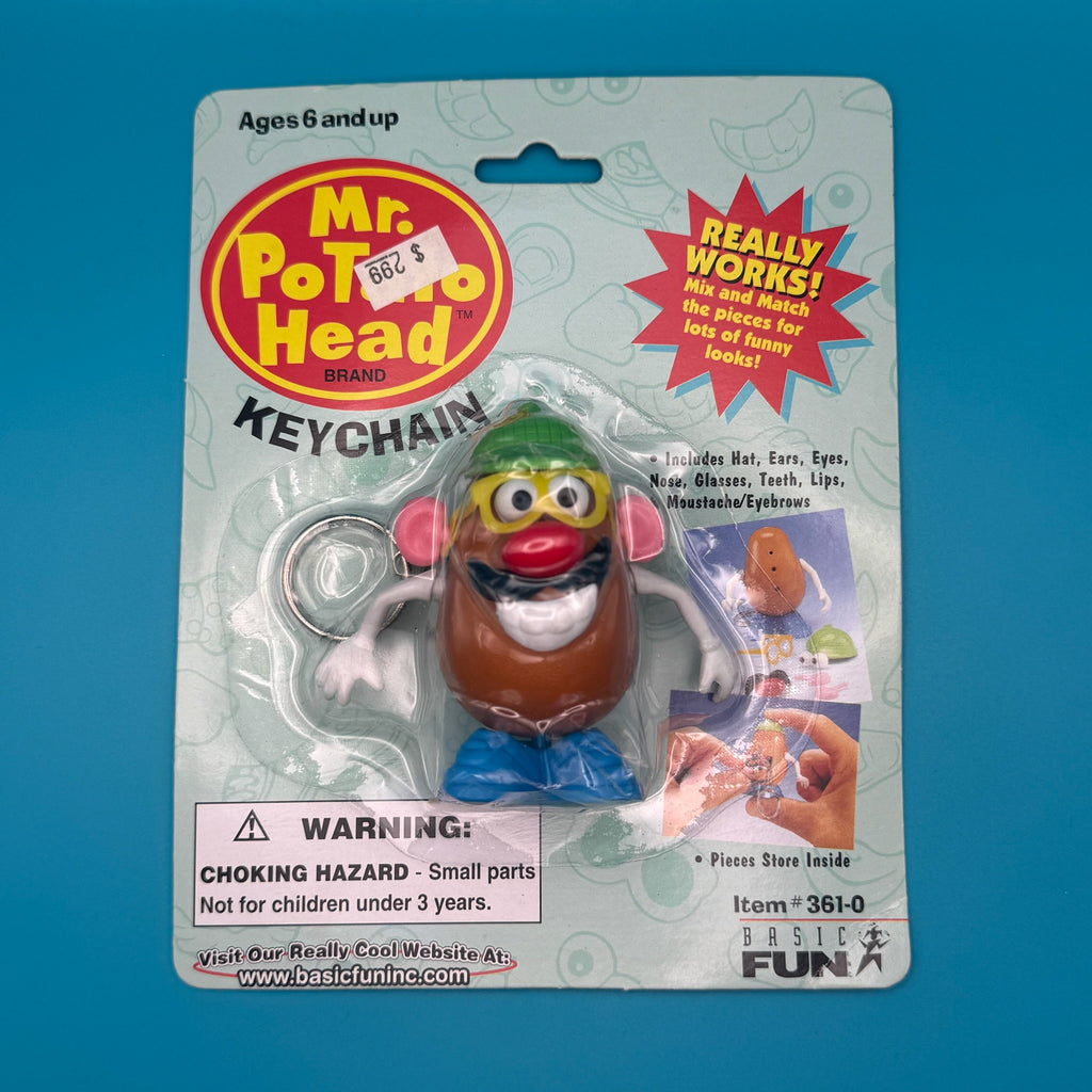 NIB 1997 Vintage Keychain: Mr.Potato Head Keychain