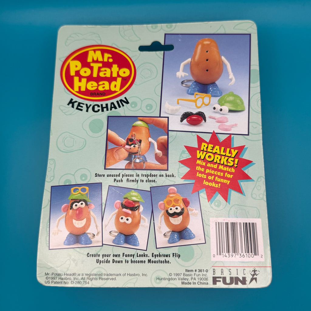NIB 1997 Vintage Keychain: Mr.Potato Head Keychain