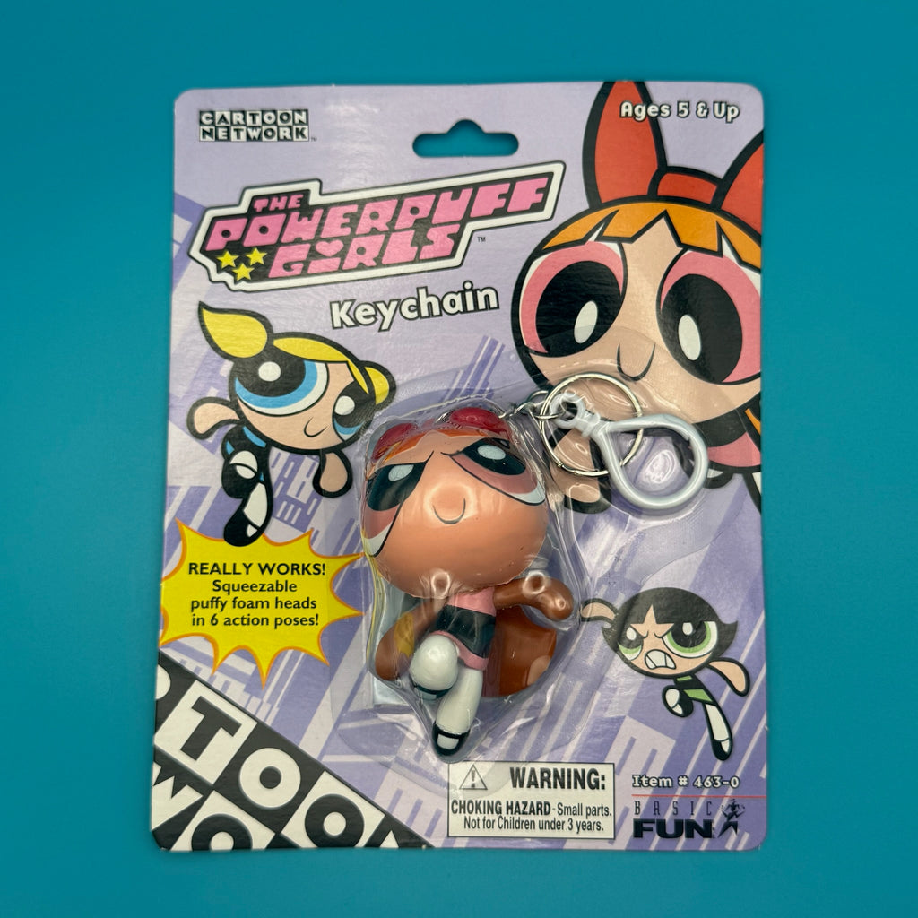 NIB 2000 Vintage Keychain: The Powerpuff Girls - Blossom Keychain