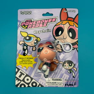 NIB 2000  : The Powerpuff Girls - Blossom -  vintage keychain vintage charms for bag nostalgia vintage keychains y2k collectible - Bag Crap