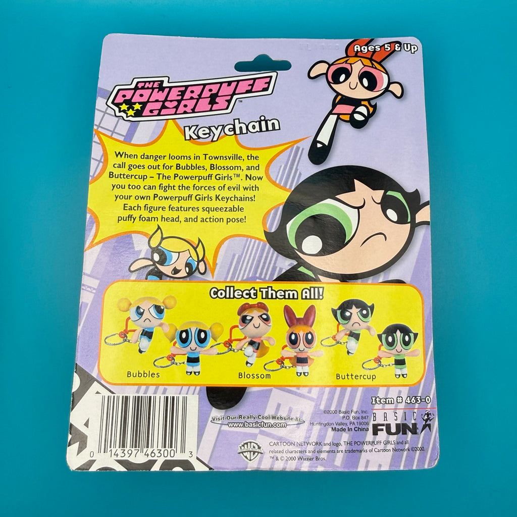 NIB 2000 Vintage Keychain: The Powerpuff Girls - Blossom Keychain