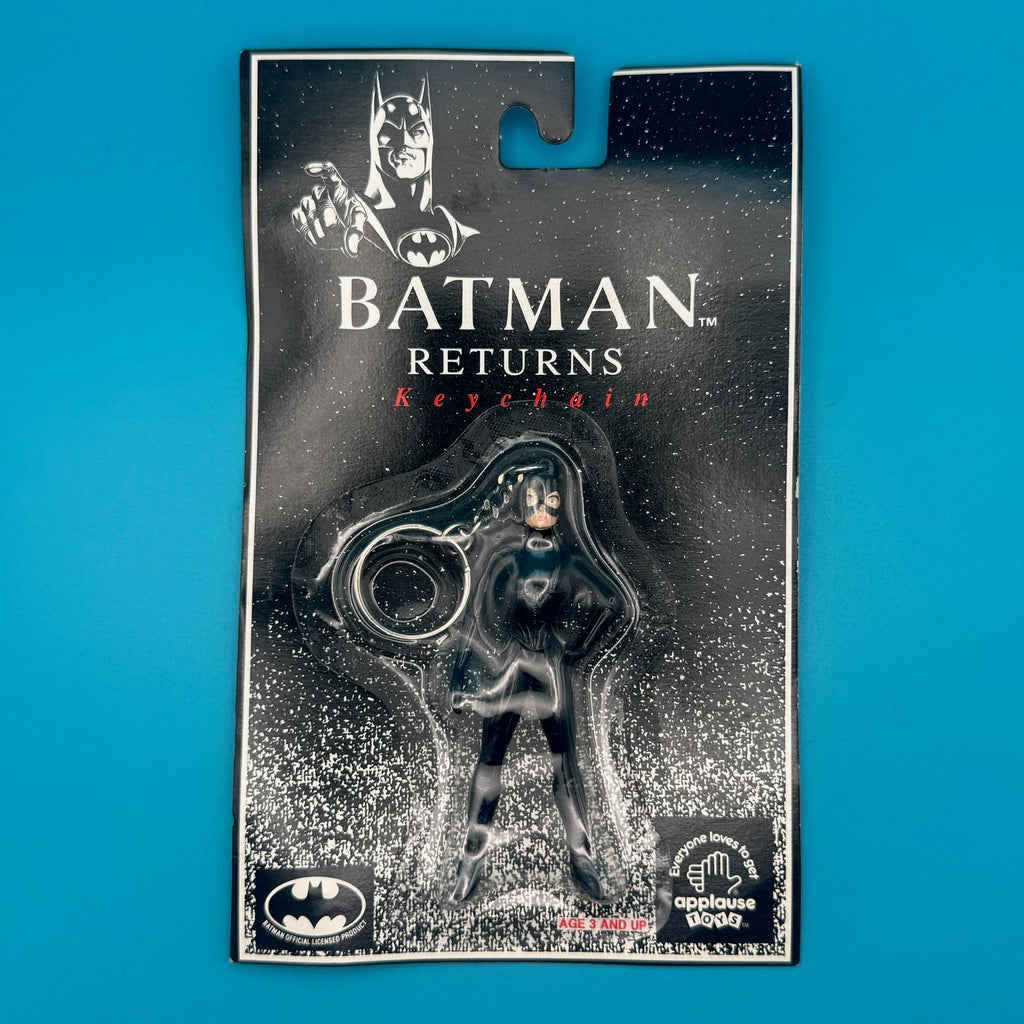 NIB 1992 Vintage Keychain: Batman Returns - Catwoman Keychain