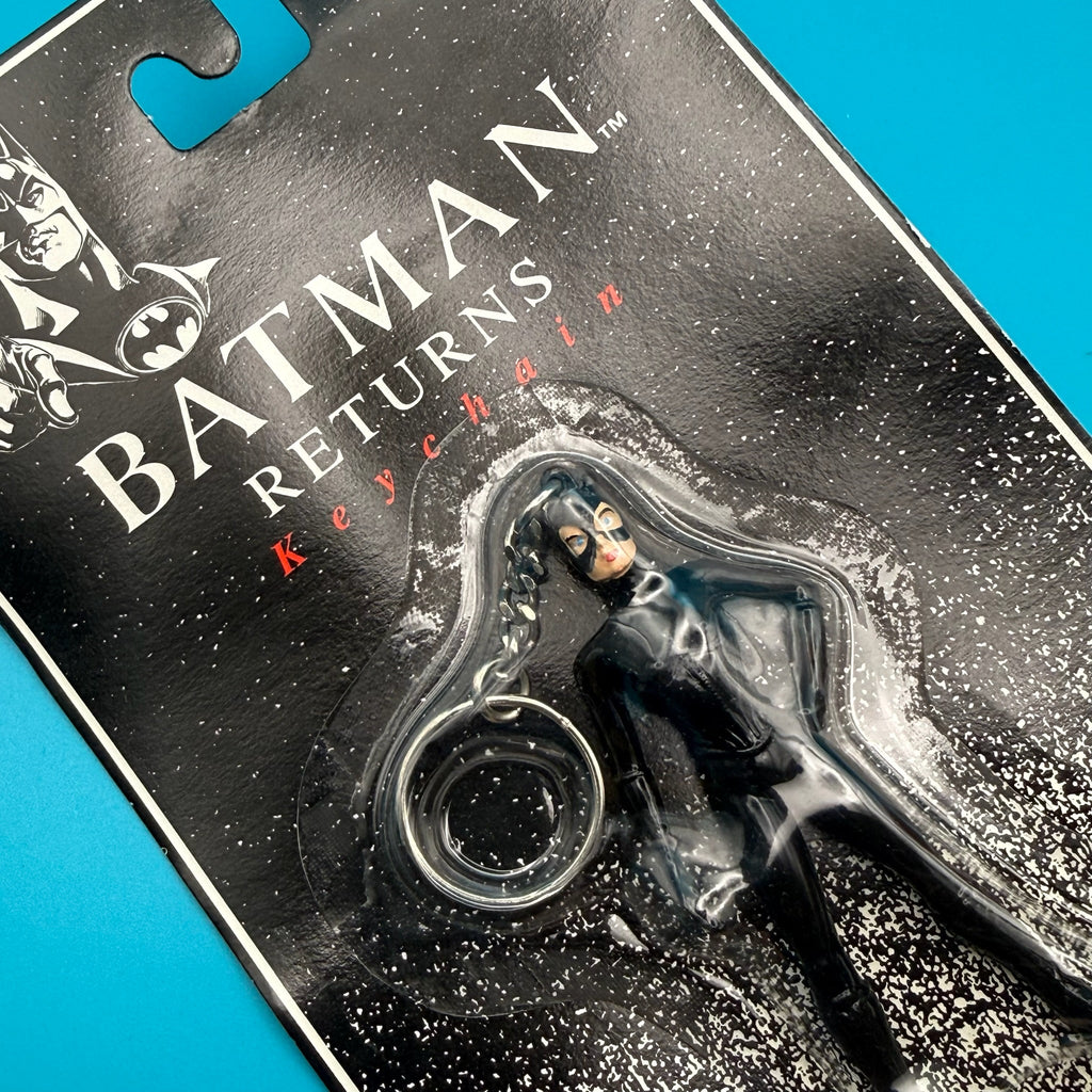 NIB 1992 Vintage Keychain: Batman Returns - Catwoman Keychain