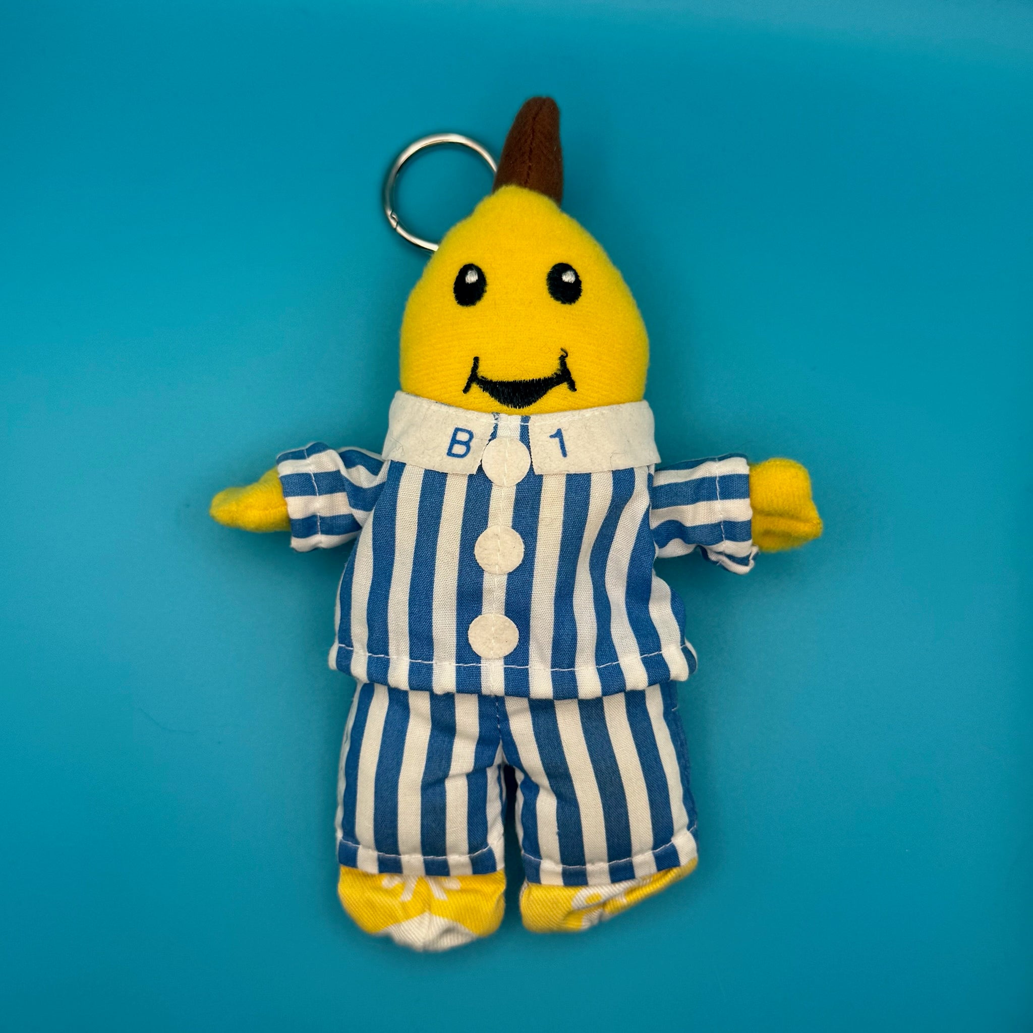 90s Bananas in Pajamas Plush -  vintage keychain vintage charms for bag nostalgia vintage keychains y2k collectible - Bag Crap
