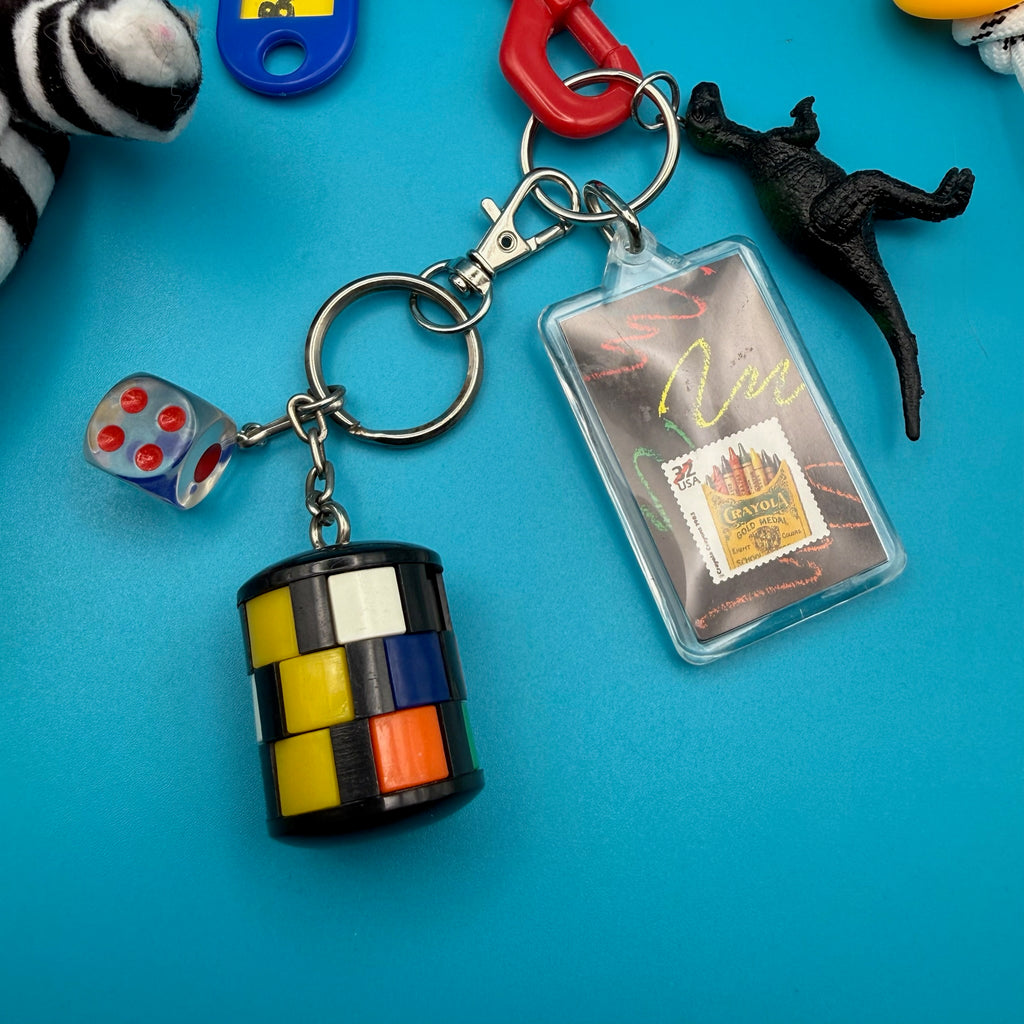 One-of-One 90s Vintage Keychain Bag Charm Pack — McDonald's Hamburglar Bear