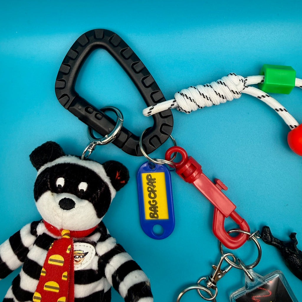 One-of-One 90s Vintage Keychain Bag Charm Pack — McDonald's Hamburglar Bear