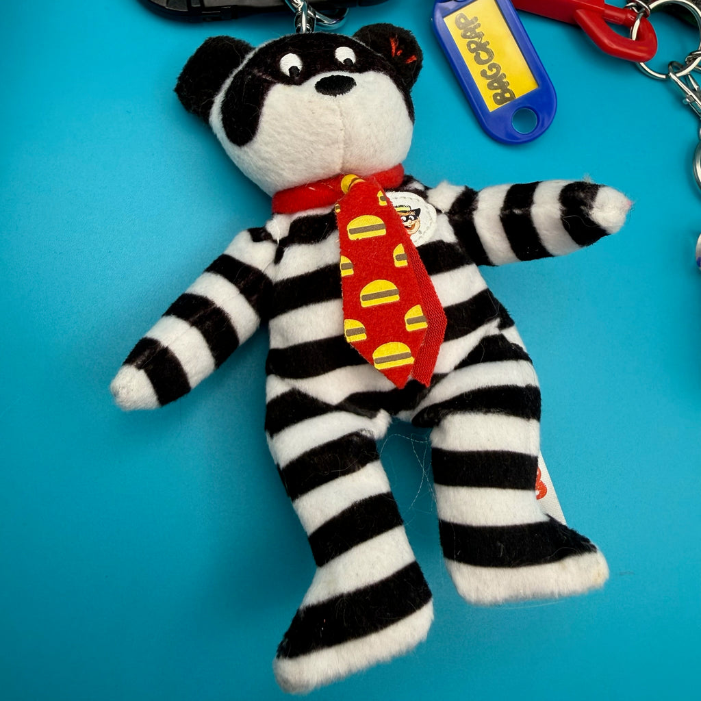 One-of-One 90s Vintage Keychain Bag Charm Pack — McDonald's Hamburglar Bear