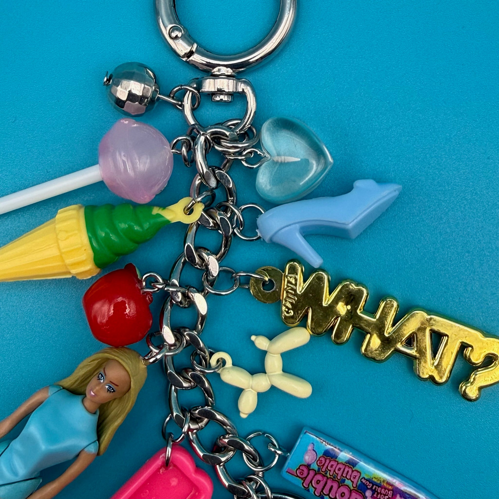 1:1  Barbie 'New York Princess'   Chain - barbie doll toy pink rare vintage keychain vintage charms for bag nostalgia vintage keychains y2k collectible - Bag Crap