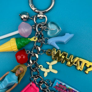 1:1  Barbie 'New York Princess'   Chain - barbie doll toy pink rare vintage keychain vintage charms for bag nostalgia vintage keychains y2k collectible - Bag Crap
