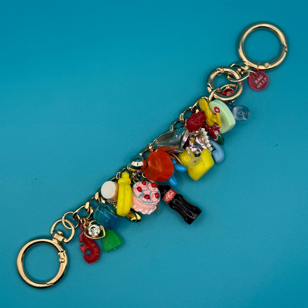 1:1 SUPER STACKED Vintage Trinket Gold Charm Chain