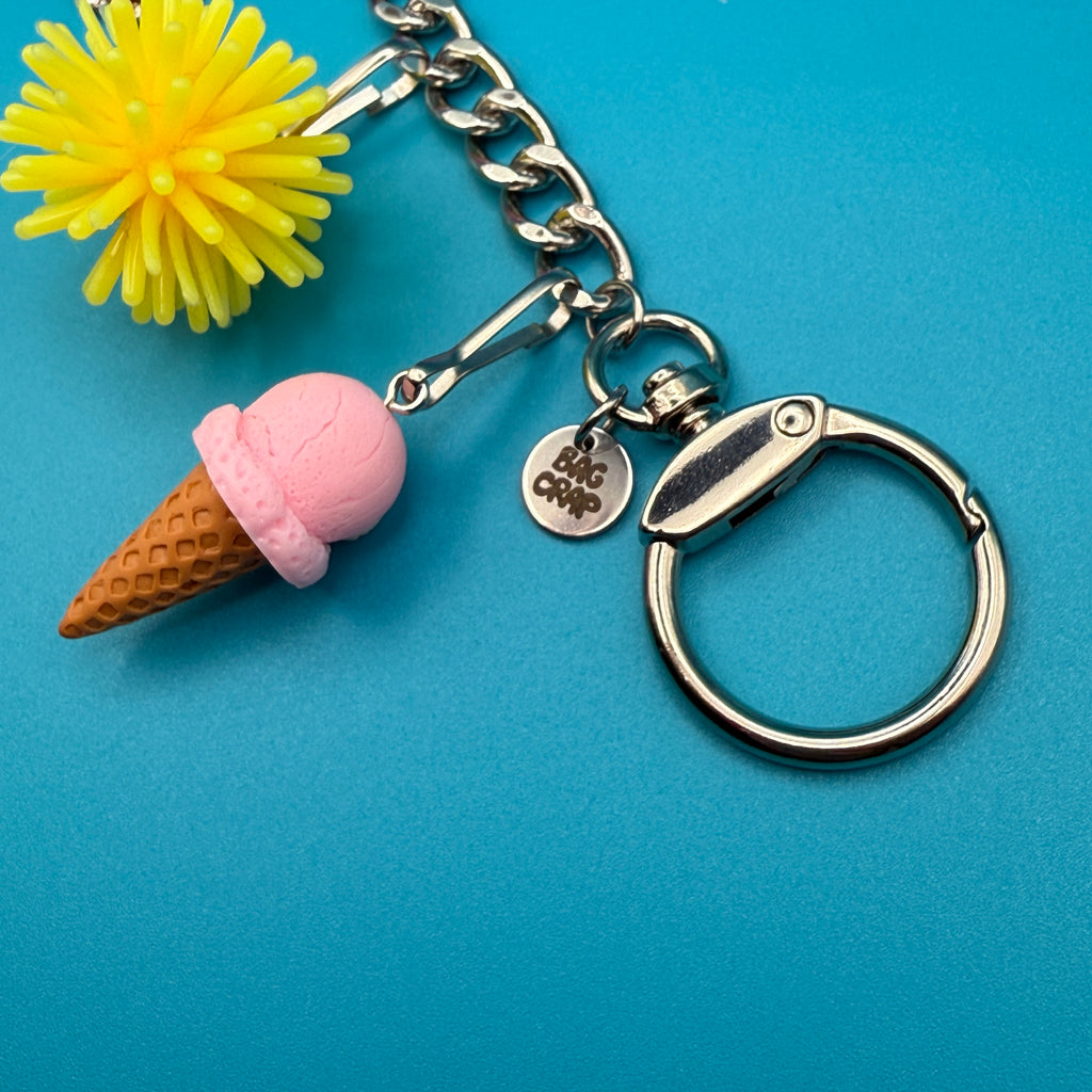 Vintage Troll Doll Bag Charm Chain