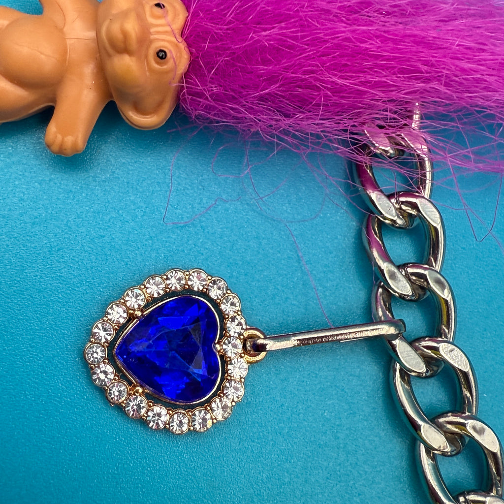 Vintage Troll Doll Bag Charm Chain