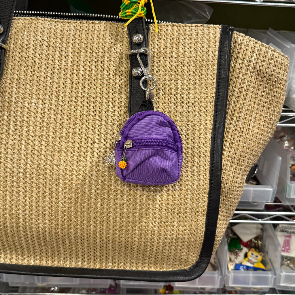 Mini Backpack Bag Charms with Micro Charms