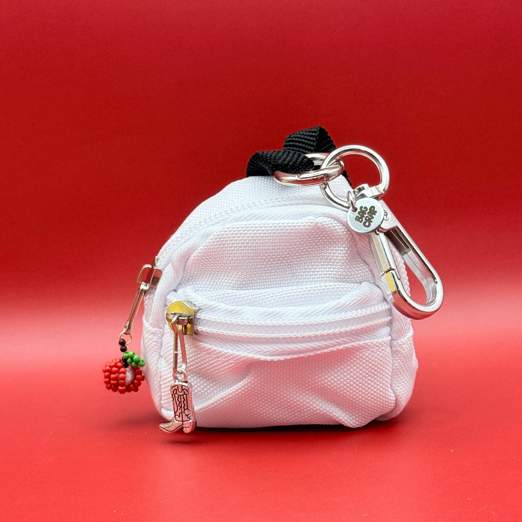 Mini Backpack Bag Charms with Micro Charms