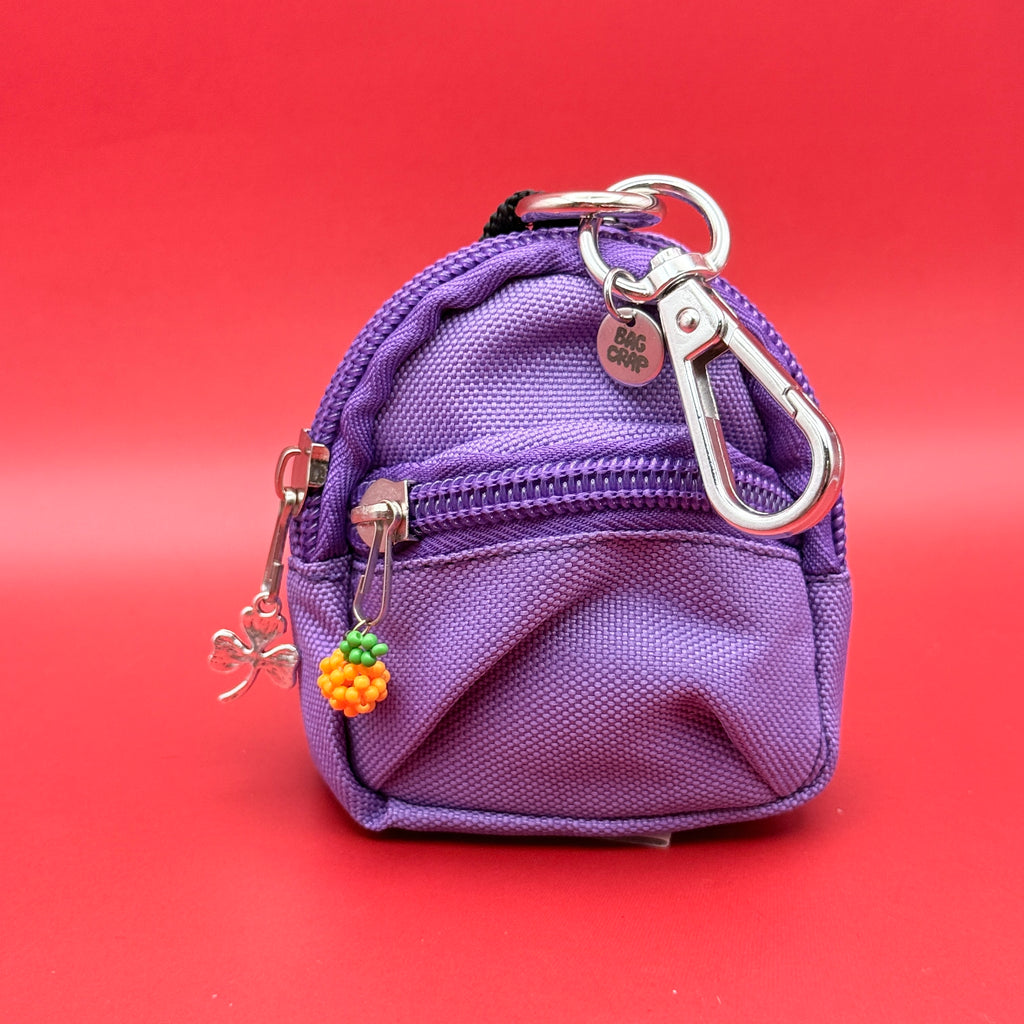 Mini Backpack Bag Charms with Micro Charms