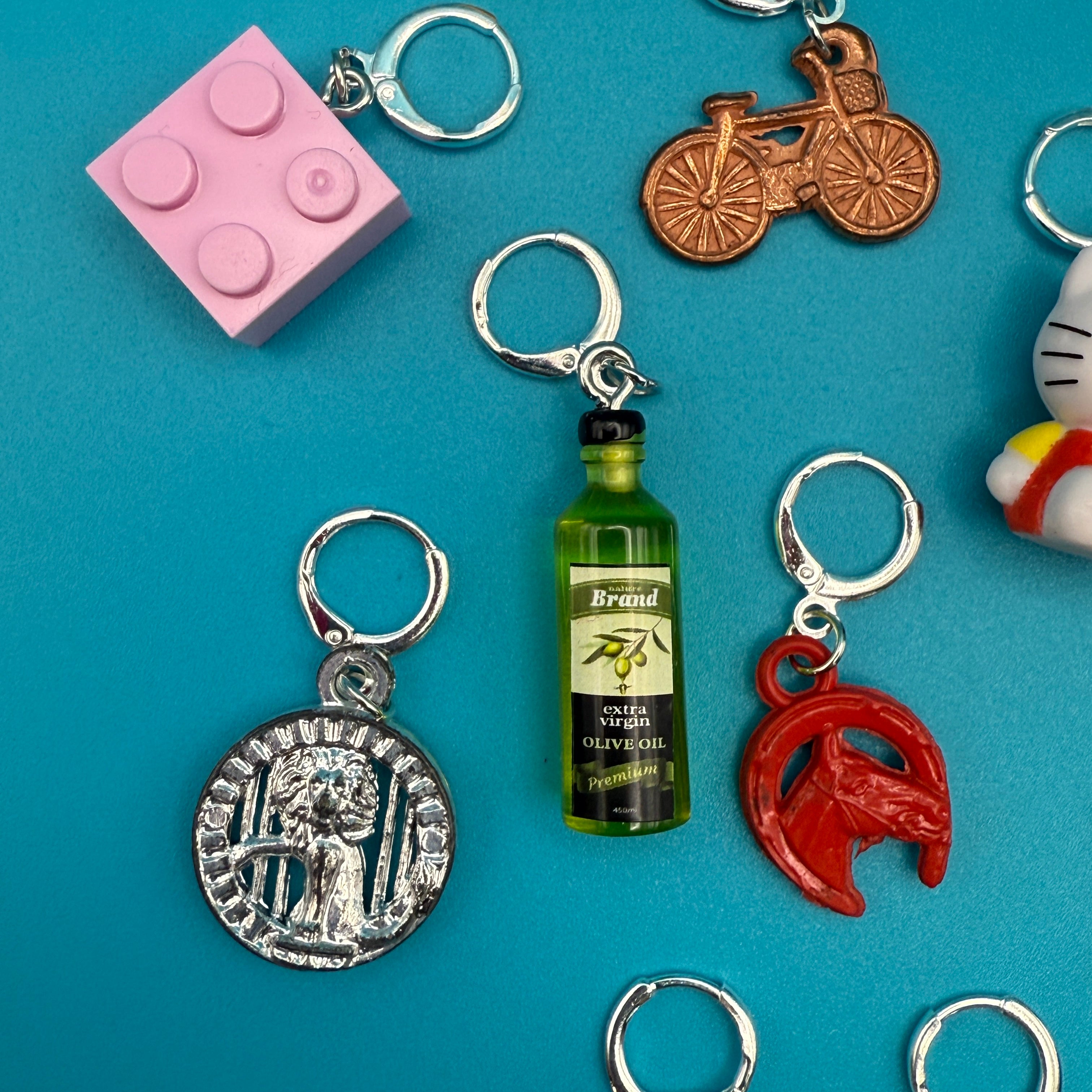 Sterling Silver Plated  Trinket Mini  s: Drop IIII - hello kitty sanrio japan kawaii rare vintage keychain vintage charms for bag nostalgia vintage keychains y2k collectible - Bag Crap