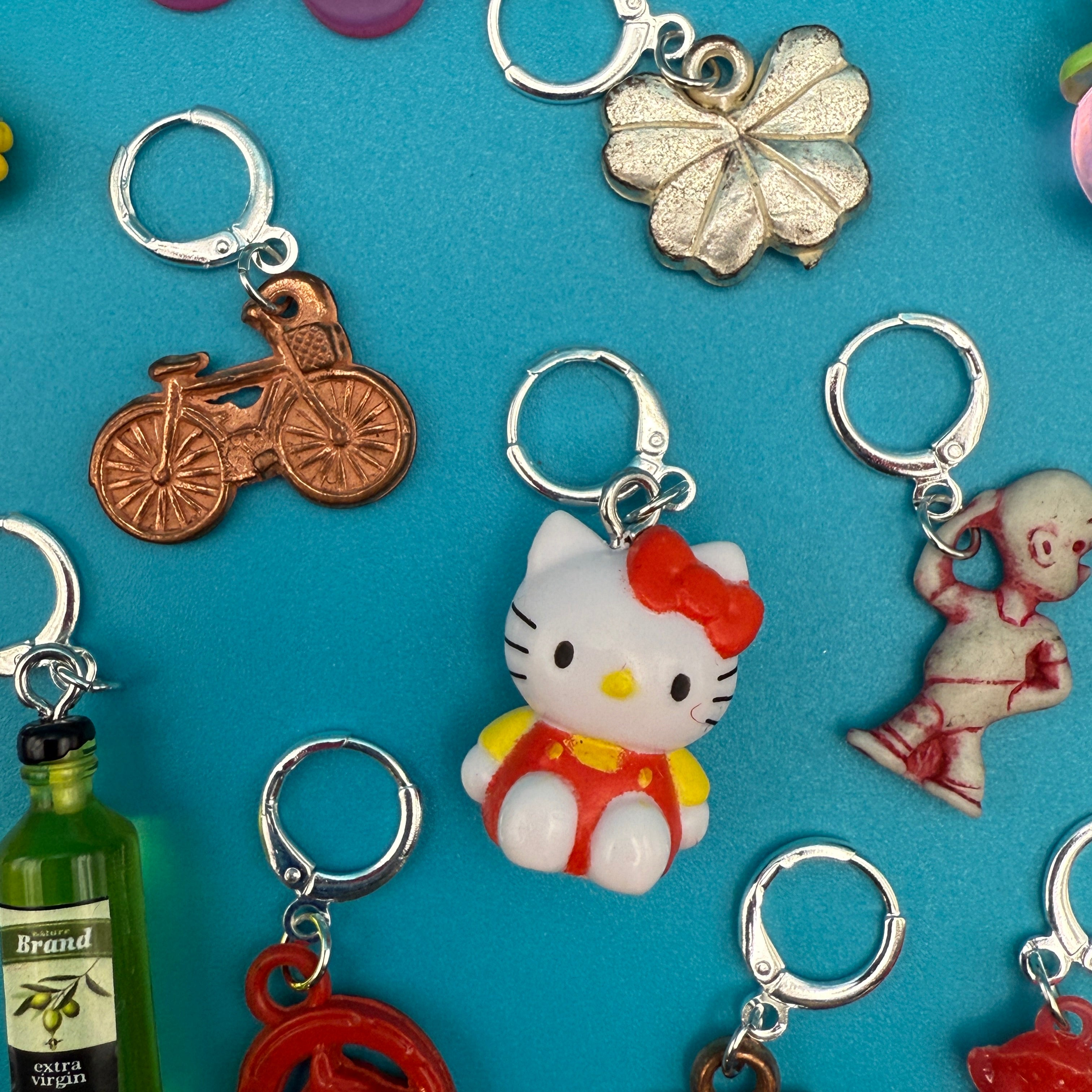Sterling Silver Plated  Trinket Mini  s: Drop IIII - hello kitty sanrio japan kawaii rare vintage keychain vintage charms for bag nostalgia vintage keychains y2k collectible - Bag Crap