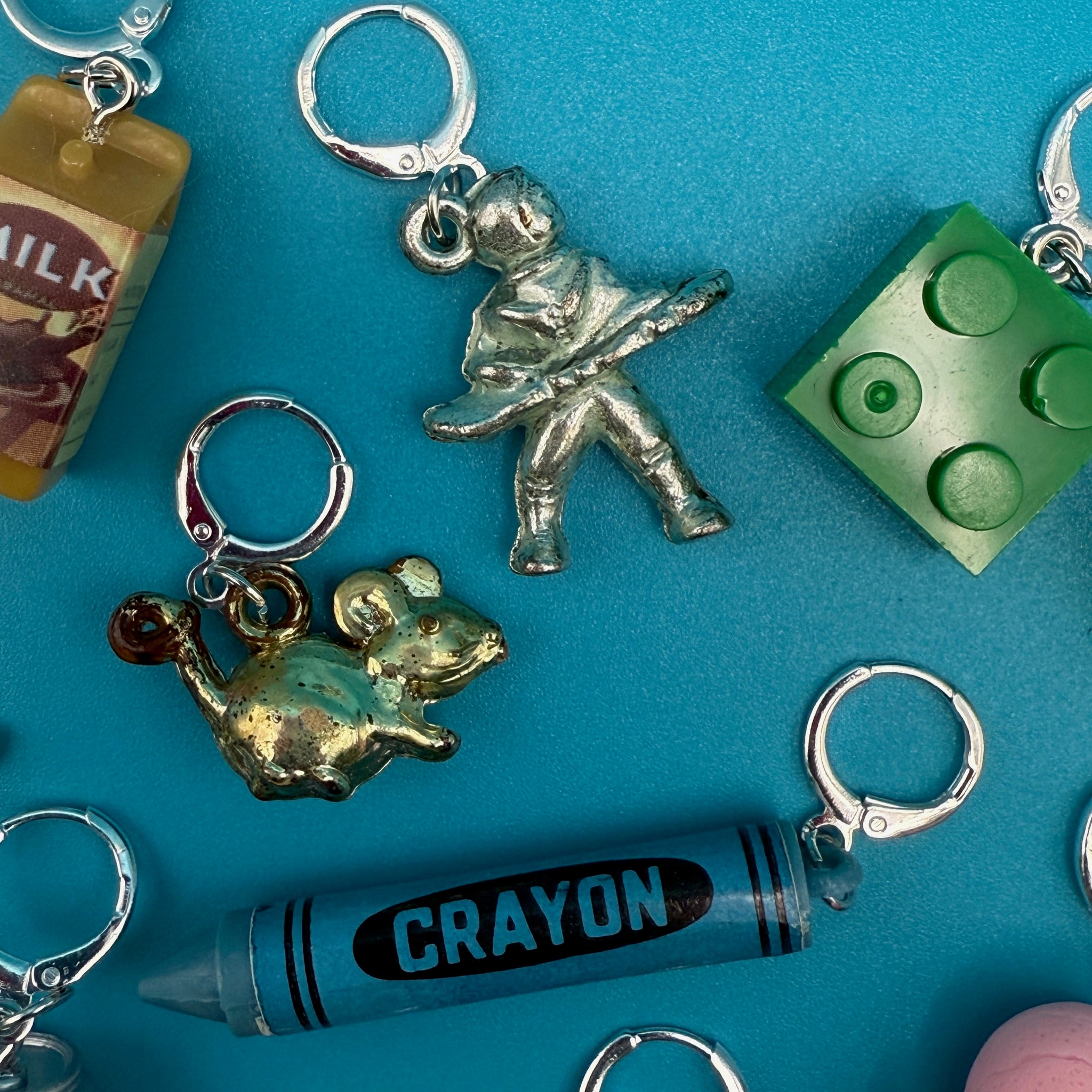 Sterling Silver Plated  Trinket Mini s: Drop VIII - snoopy rar peanuts vintage keychain vintage charms for bag nostalgia vintage keychains y2k collectible - Bag Crap