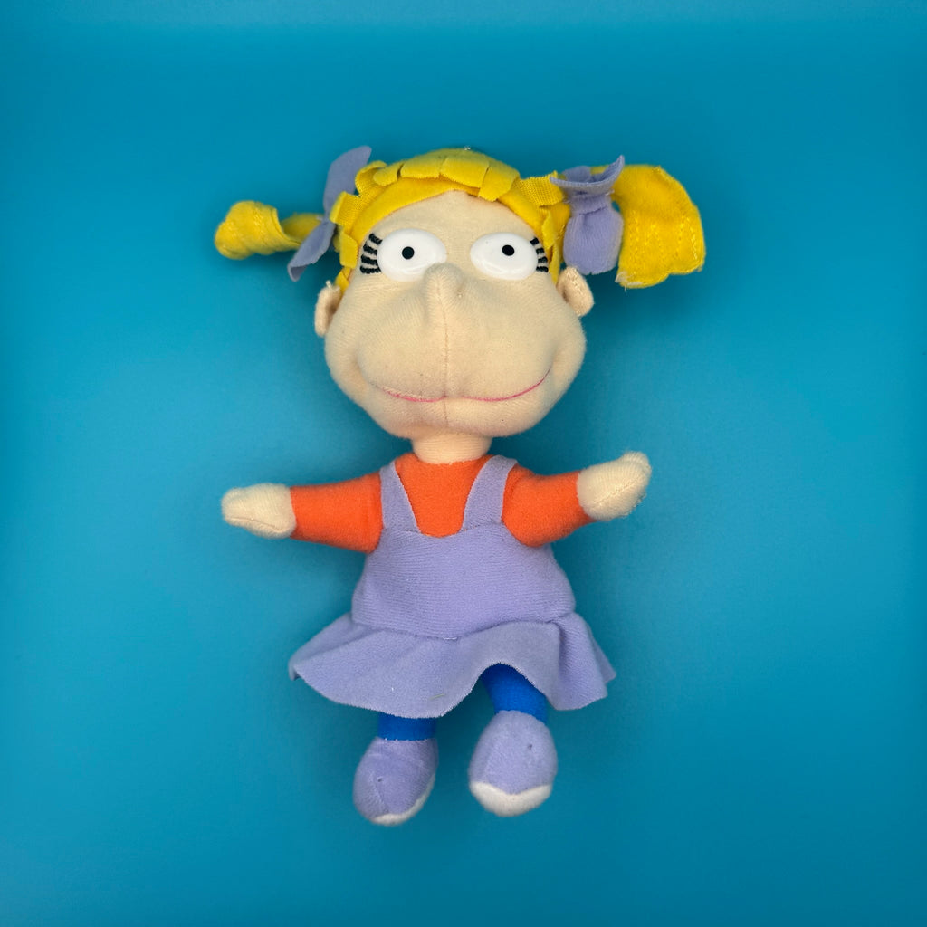 RARE Vintage Nickelodeon Rugrats Angelica Plush Bag Charm