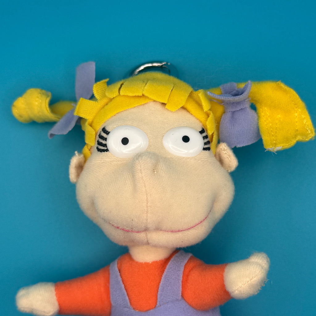 RARE Vintage Nickelodeon Rugrats Angelica Plush Bag Charm