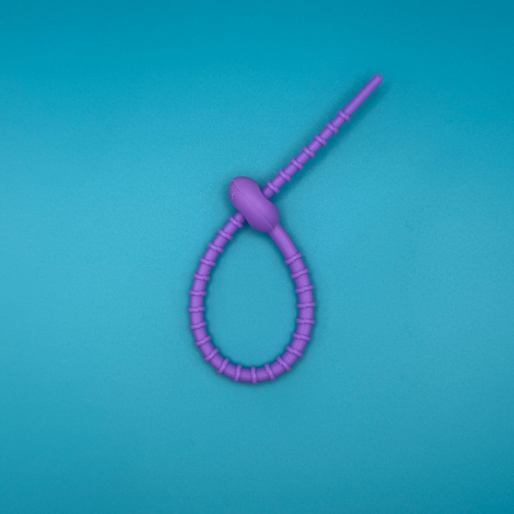 Buy 3, Get 3 FREE: Rubber Zip-tie Bag Charm Keychain Attachments