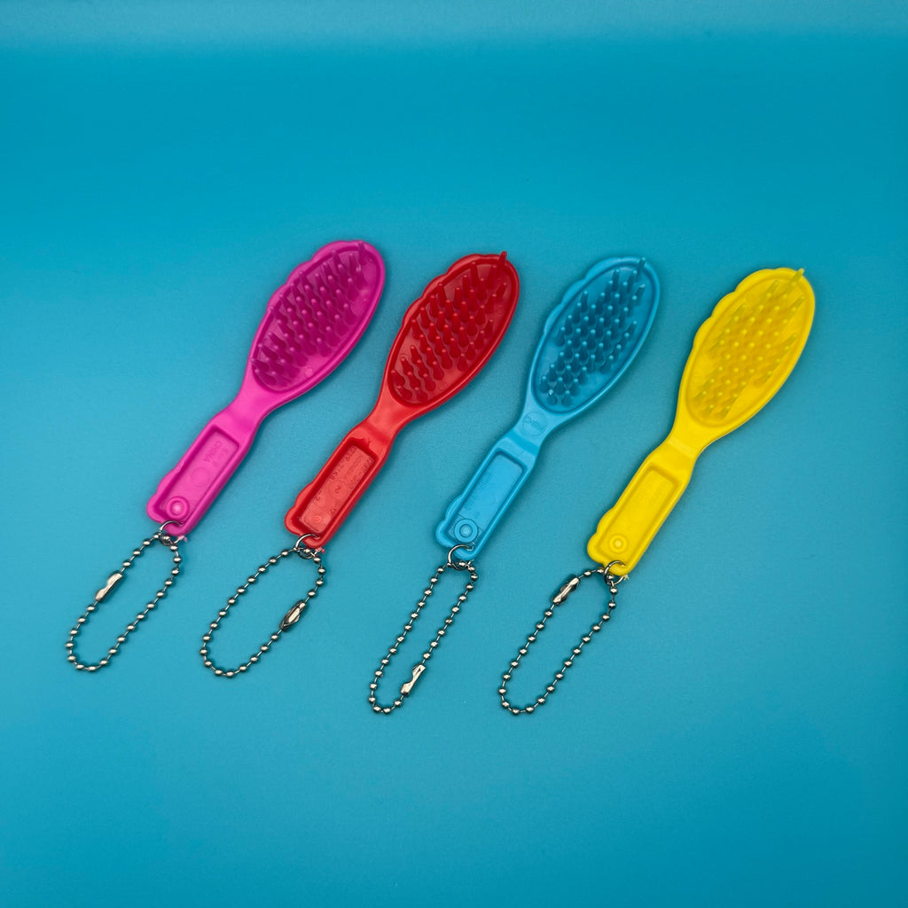 Barbie Vintage 90s Colorful Toy Hair Brush Bag Charms