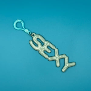 1980s Colorful 'SEXY' Jelly  s -  vintage keychain vintage charms for bag nostalgia vintage keychains y2k collectible - Bag Crap