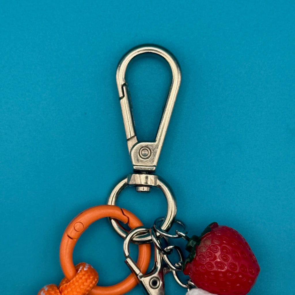 Vintage Purple Smiley Face Sneaker Bag Charm Pack