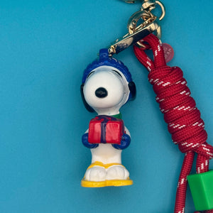 Holiday Christmas Present Snoopy   Pack - vintage bag charm packs nostalgia vintage y2k vintage keychain vintage charms for bag nostalgia vintage keychains y2k collectible - Bag Crap
