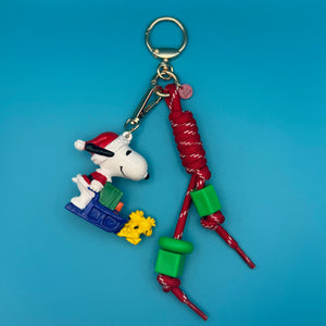 Holiday Santa Snoopy + Woodstock   Pack - vintage bag charm packs nostalgia vintage y2k vintage keychain vintage charms for bag nostalgia vintage keychains y2k collectible - Bag Crap
